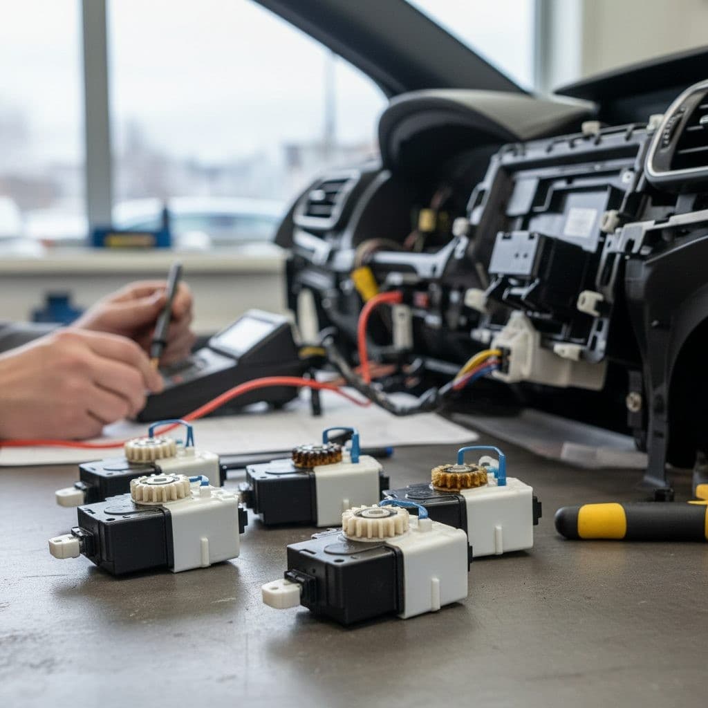 Atuadores HVAC em Carros 2020 a 2026: Falhas Comuns, Diagnóstico Prático e Soluções