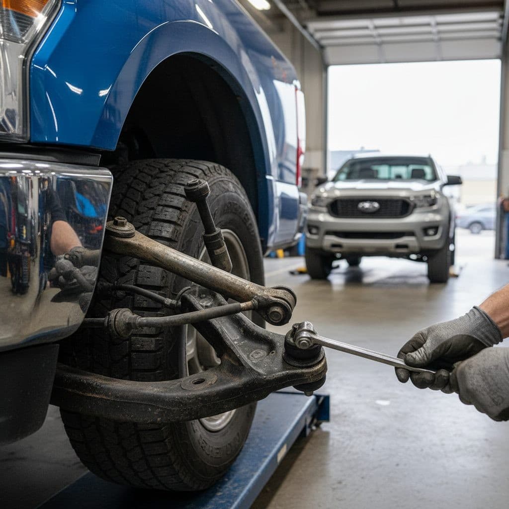 Death Wobble em Ford Super Duty e Ranger: Diagnóstico e Reparo Definitivo