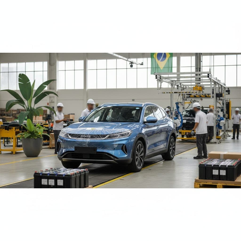 BYD em Camaçari: Como a Produção Nacional Transforma o Mercado de Híbridos e Elétricos no Brasil