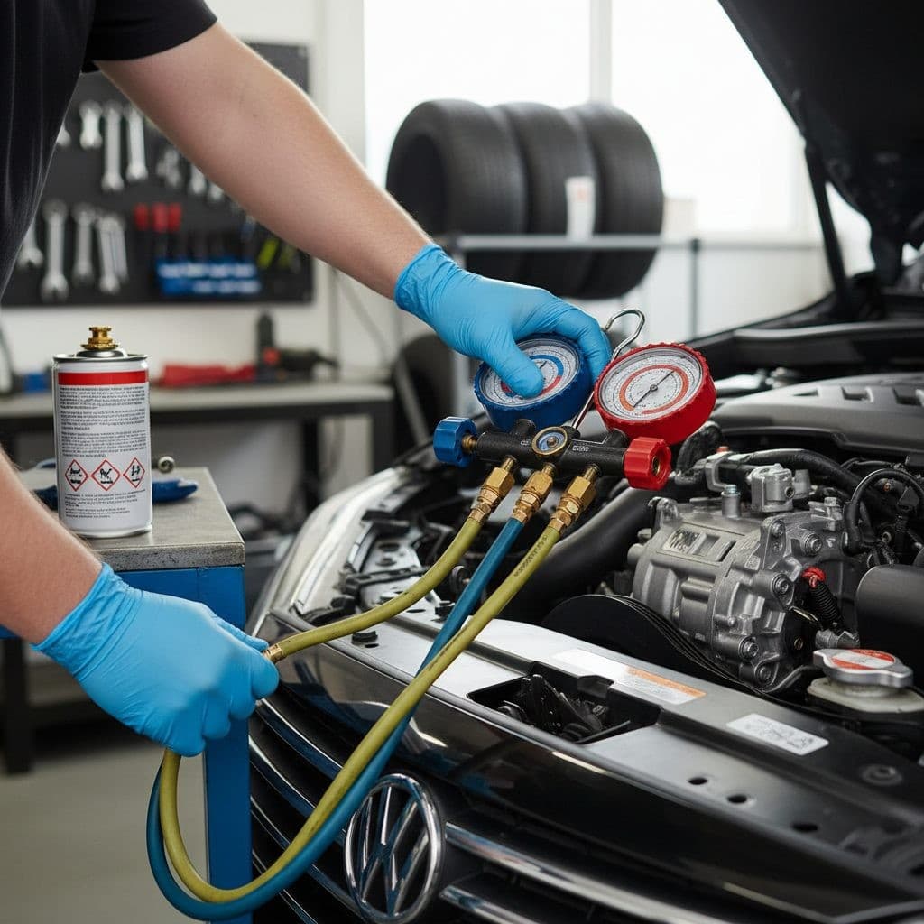 Carga de Gás do Ar-Condicionado Automotivo: Mitos, Vazamentos e Manutenção Correta
