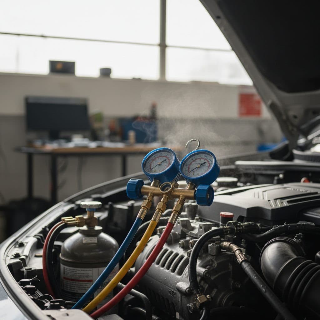 Carga de Gás do Ar-Condicionado Automotivo: O perigo oculto de umidade e não condensáveis