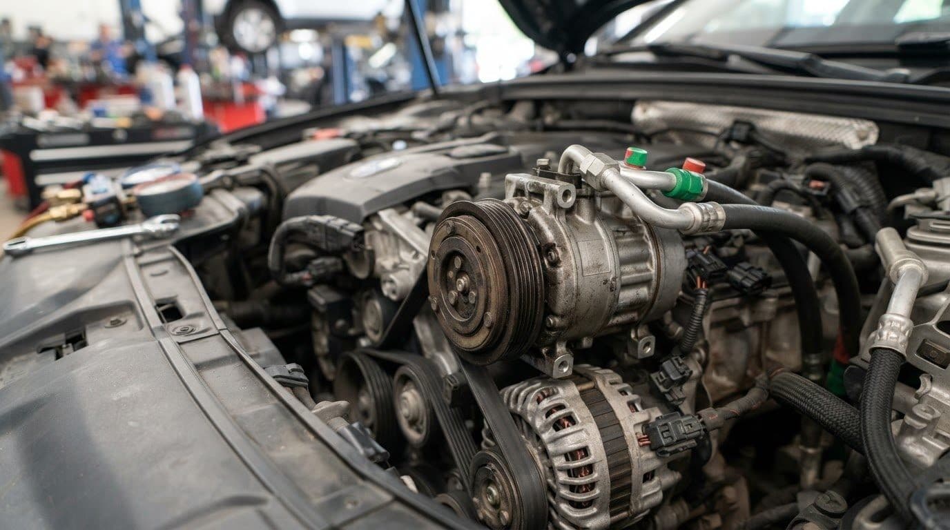 Compressor de AC em veículos modernos: os 3 modos de falha que ninguém te conta