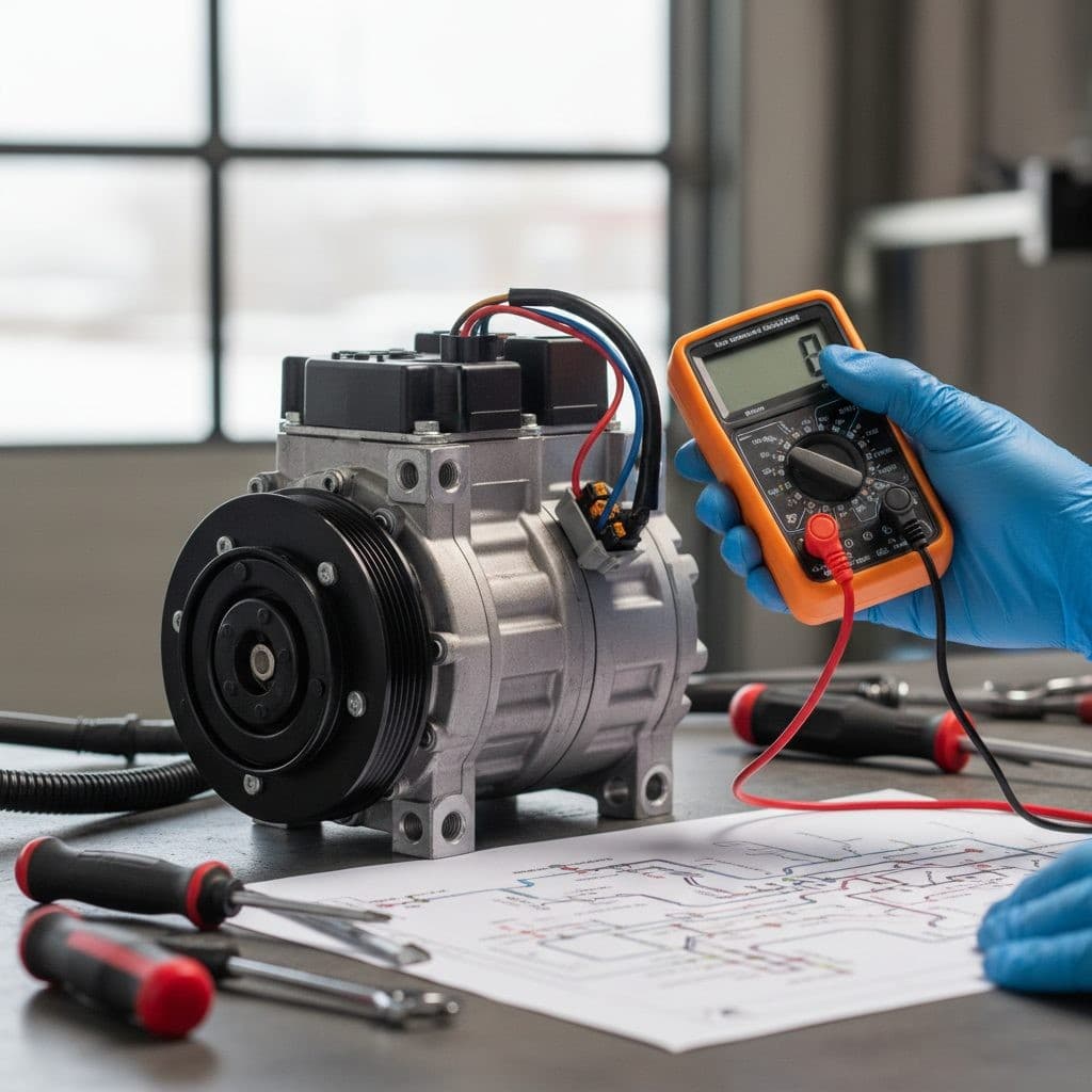 Diagnostic Elétrico do Compressor de Ar-Condicionado: Guia Prático e Atualizado