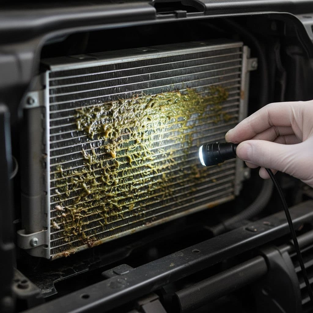 O Verdadeiro Agente do Mau Cheiro do Ar Condicionado: Entendendo o Biofilme Automotivo