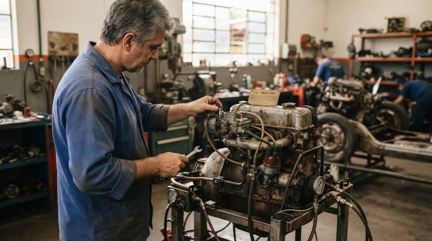 Como o CTA e Urbano Stumpf Viabilizaram o Motor a Álcool