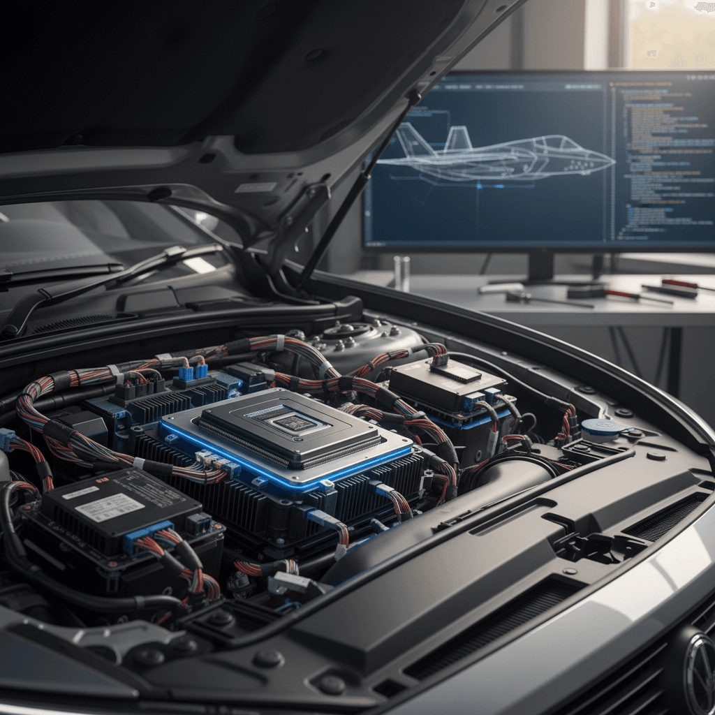 Seu Carro Tem Mais Software que um Caça F-35: O Futuro Está no Código