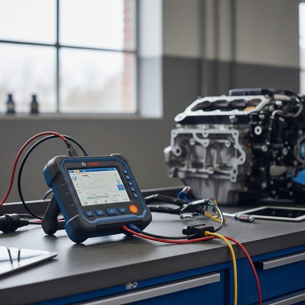 Bosch KTS 560: a convergência entre scanner e medição elétrica