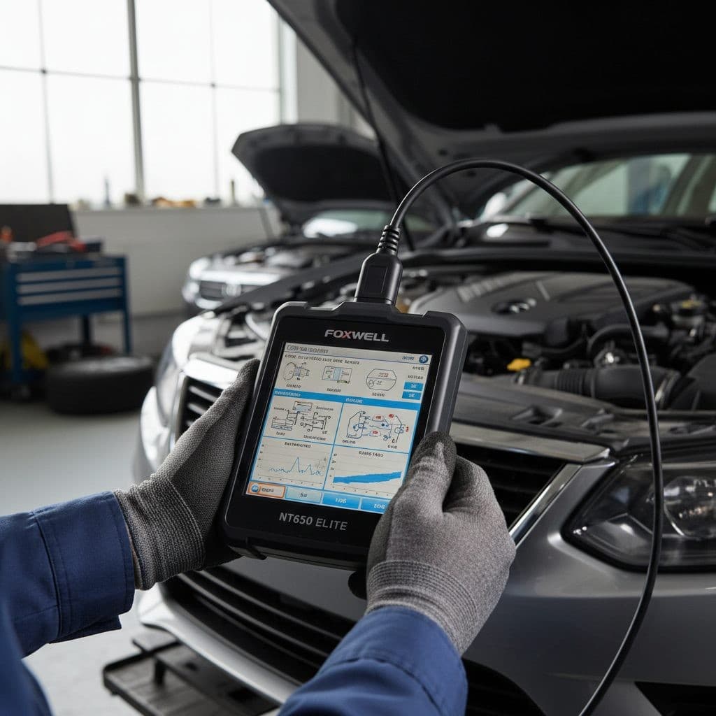 Scanner Foxwell NT650 Elite: Diagnóstico inteligente