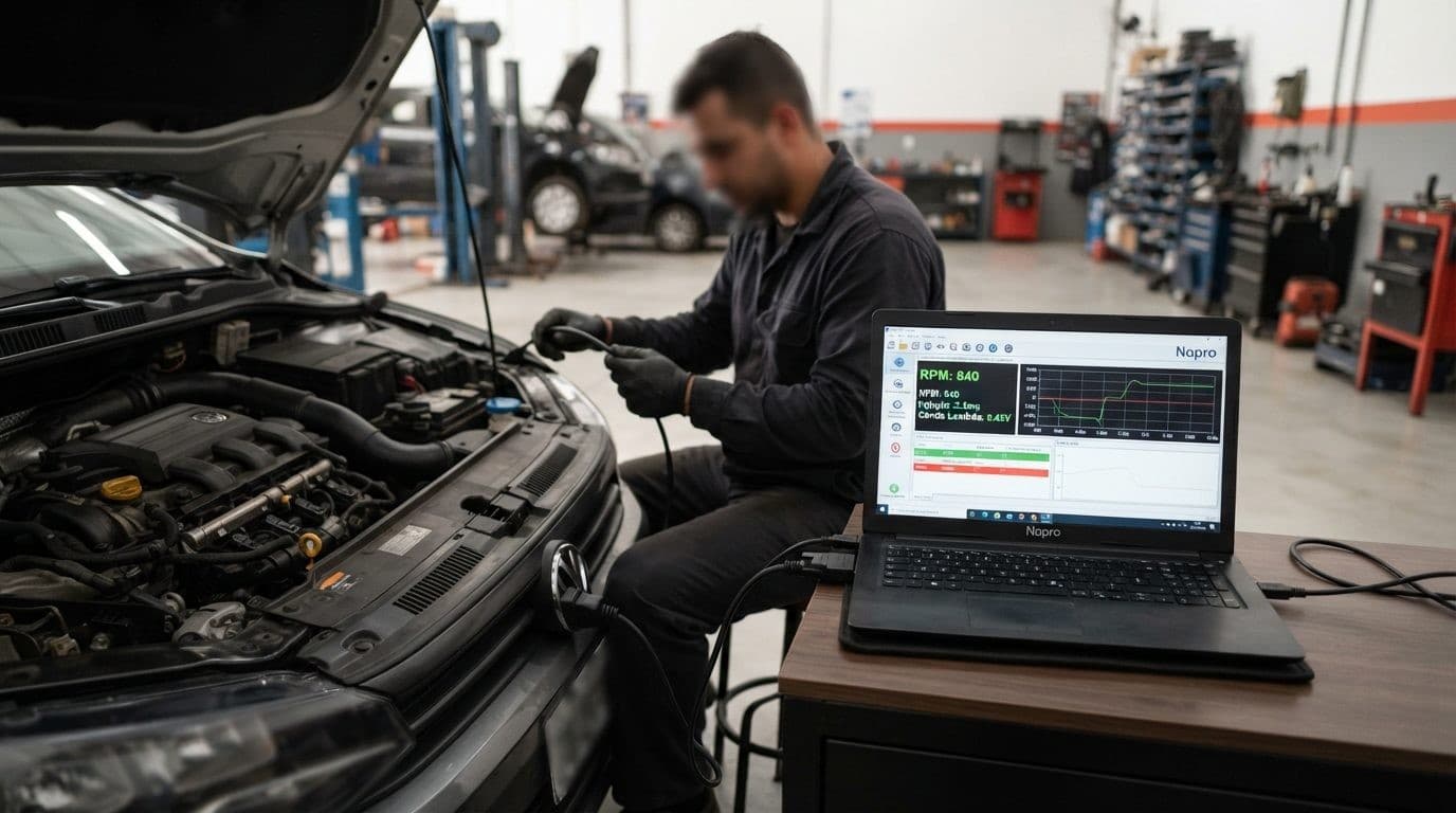 Napro Software: Diagnóstico de Injeção Eletrônica para Mecânicos Brasileiros - Preço, Funcionalidades e Vale a Pena?