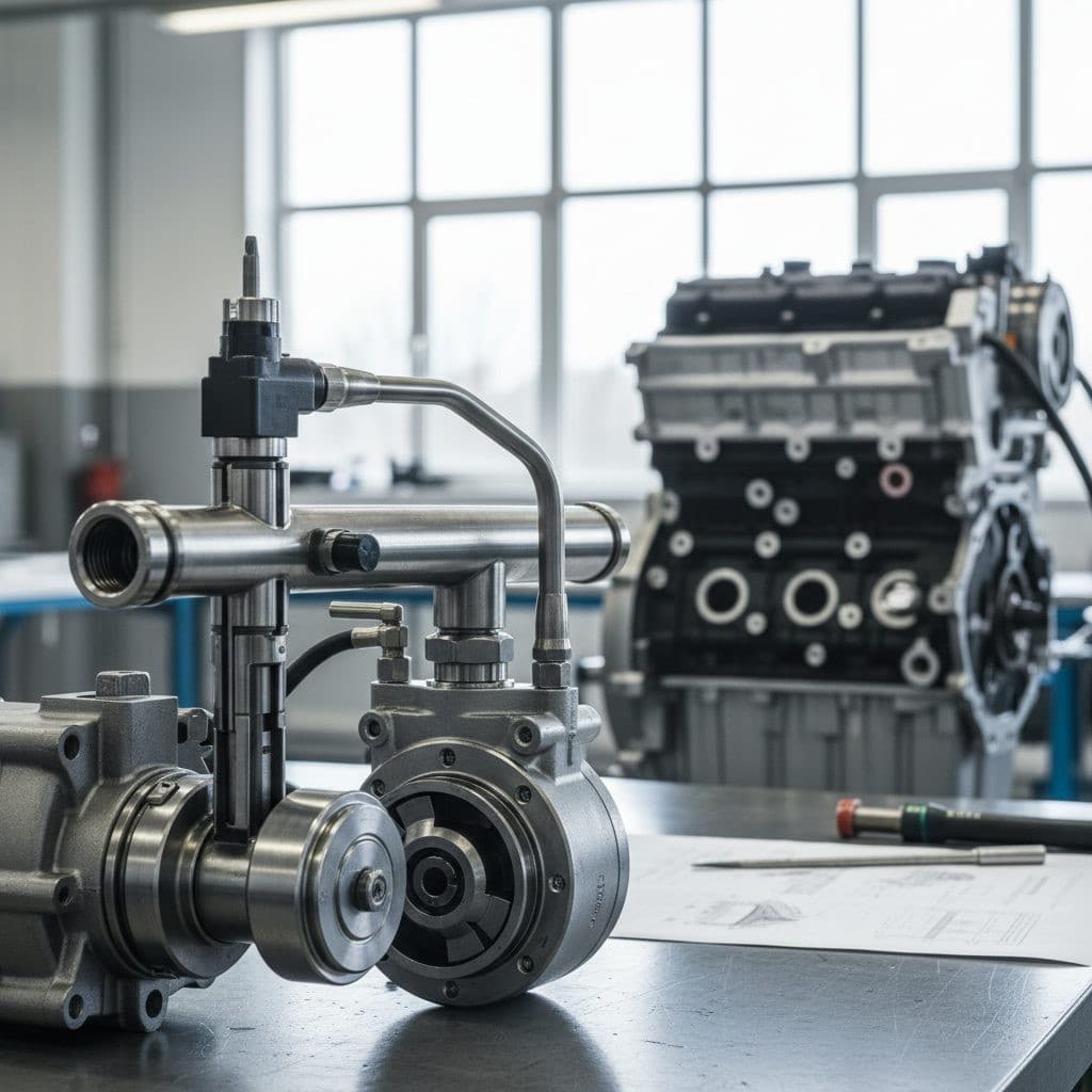 Como Funciona o Sistema Common Rail: Pressão Desacoplada e Injeção Controlada