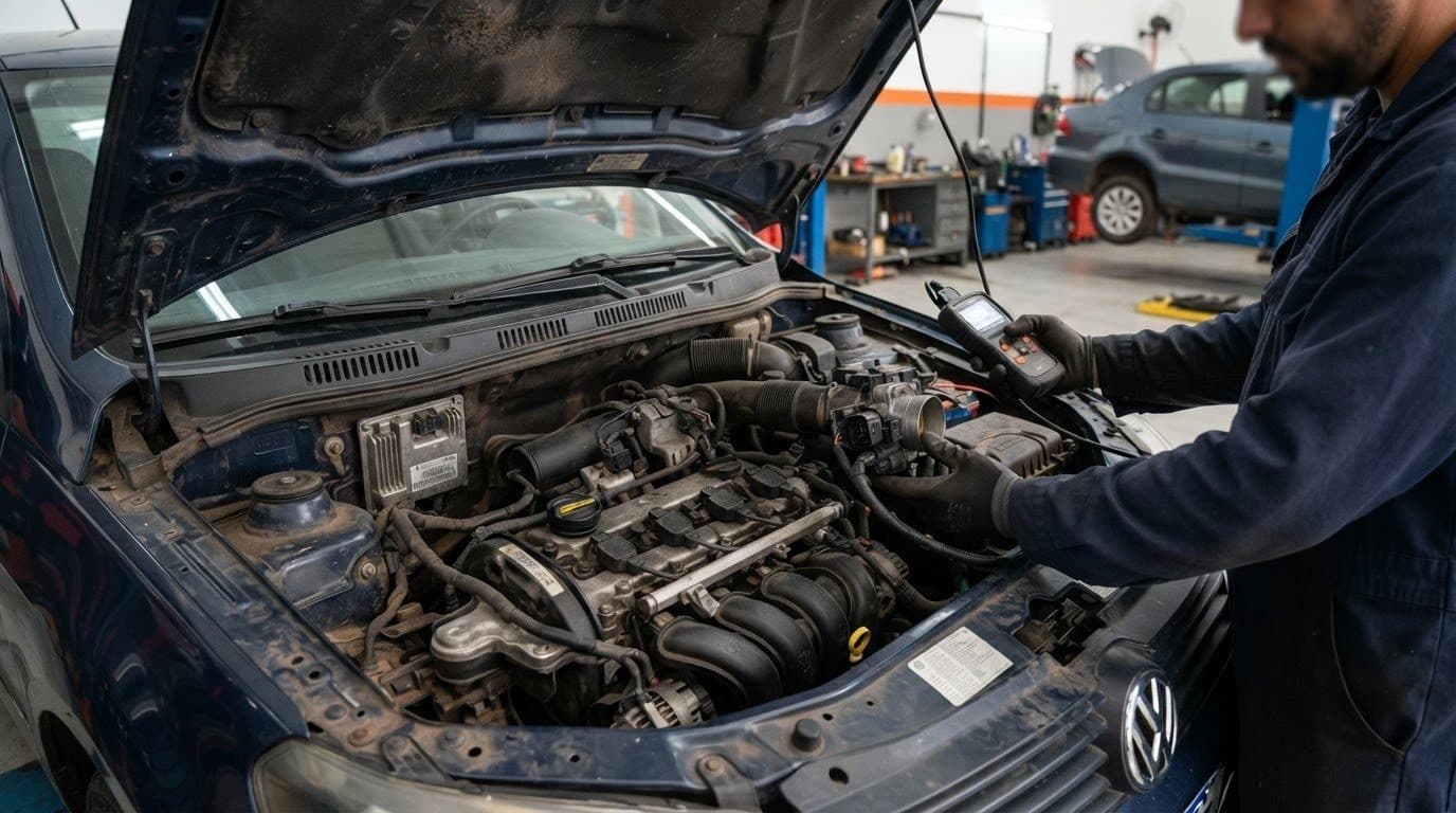 VW Voyage 2010: por que o motor não acelera e fica limitado a 3.000 rpm?