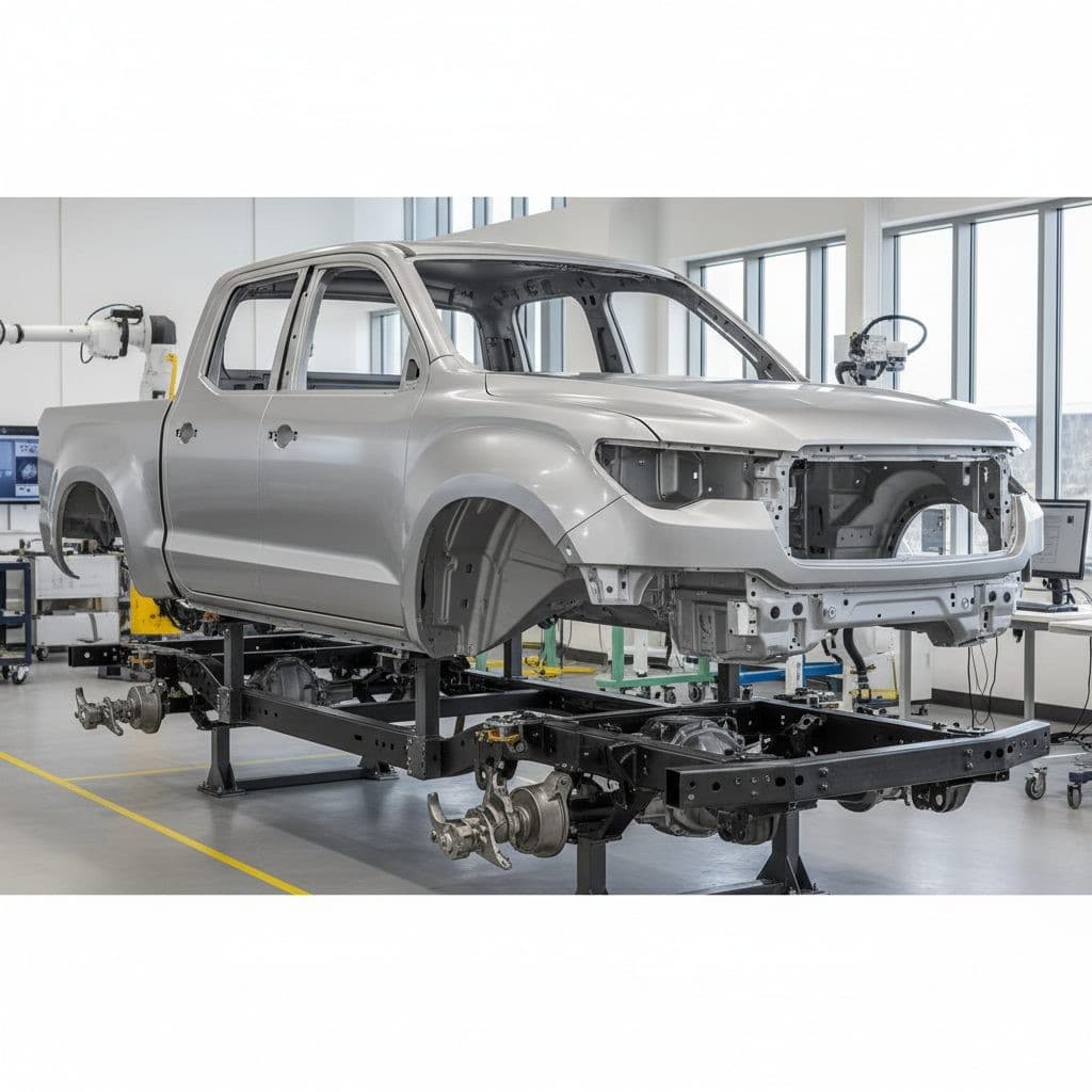 Plataforma Modular e Chassi Monobloco: A Base Técnica da Nova Picape